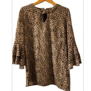 Grace and Emma leopard print blouse